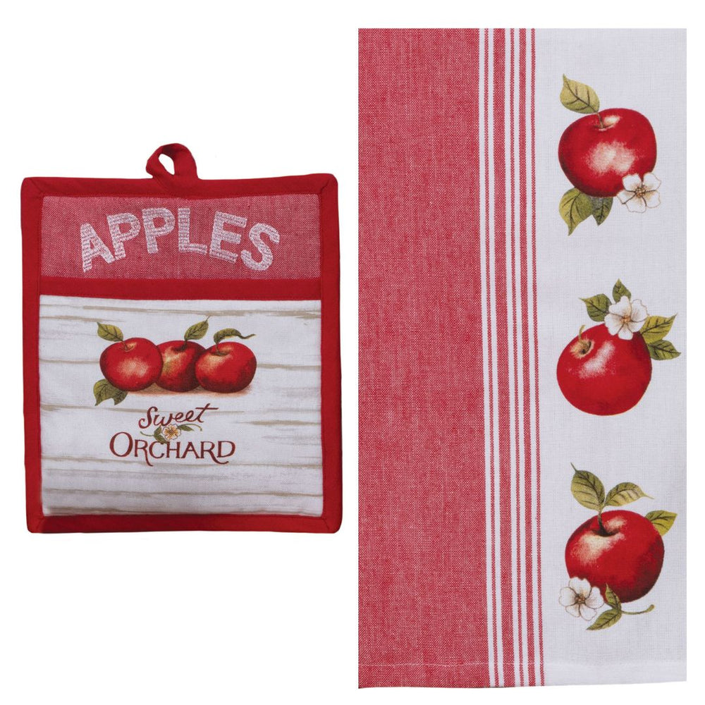 Apple Picking Jacquard Tea Towel