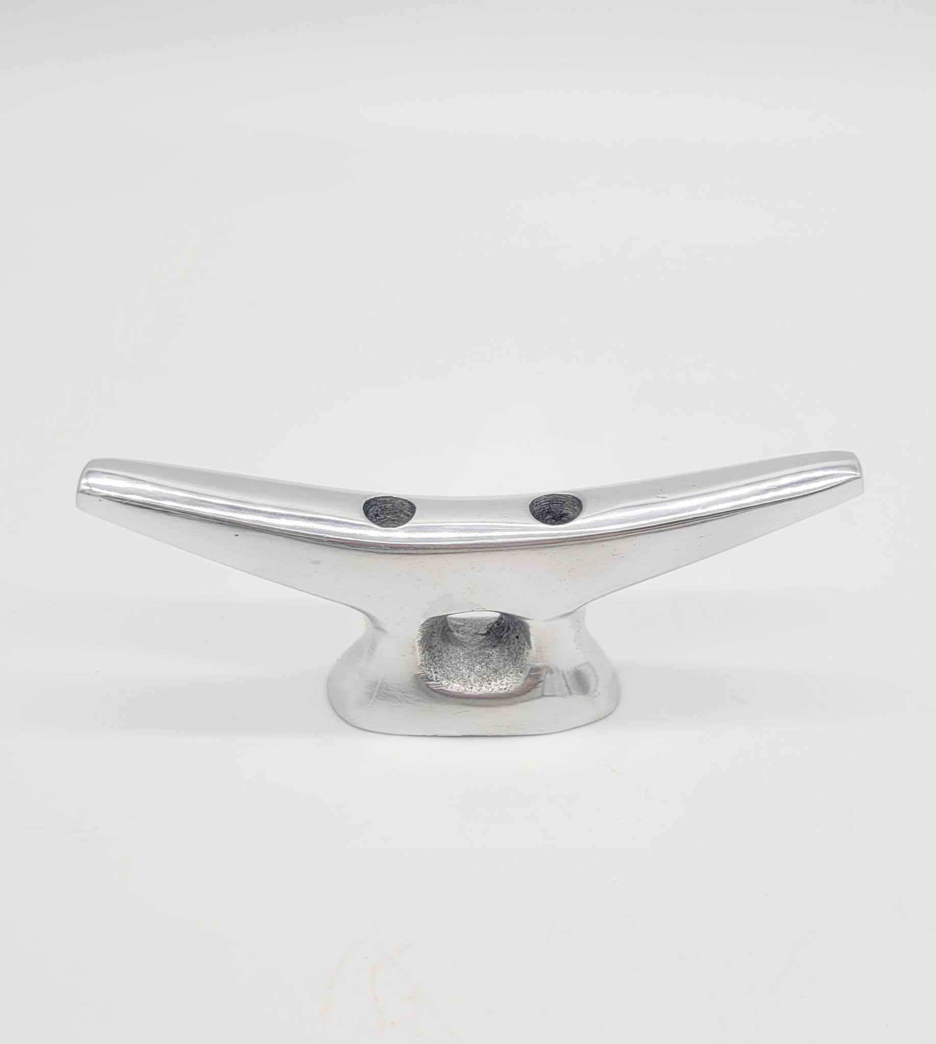 Cast Aluminum Cleat Hook Boat Drawer Pull Cabinet Knob small