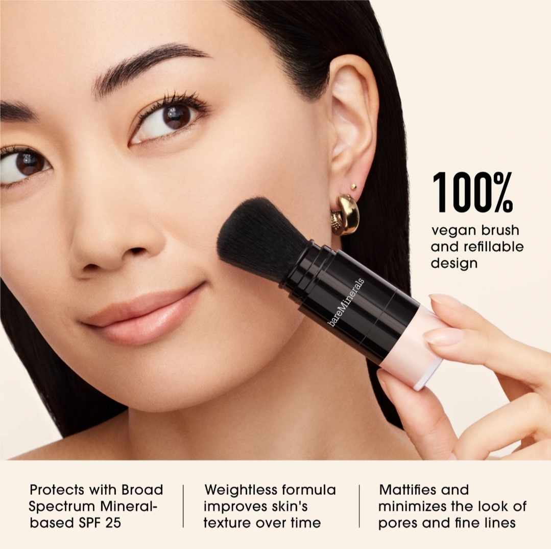 bareMinerals Original Mineral Veil Set + Protect Brush Mineral SPF 25