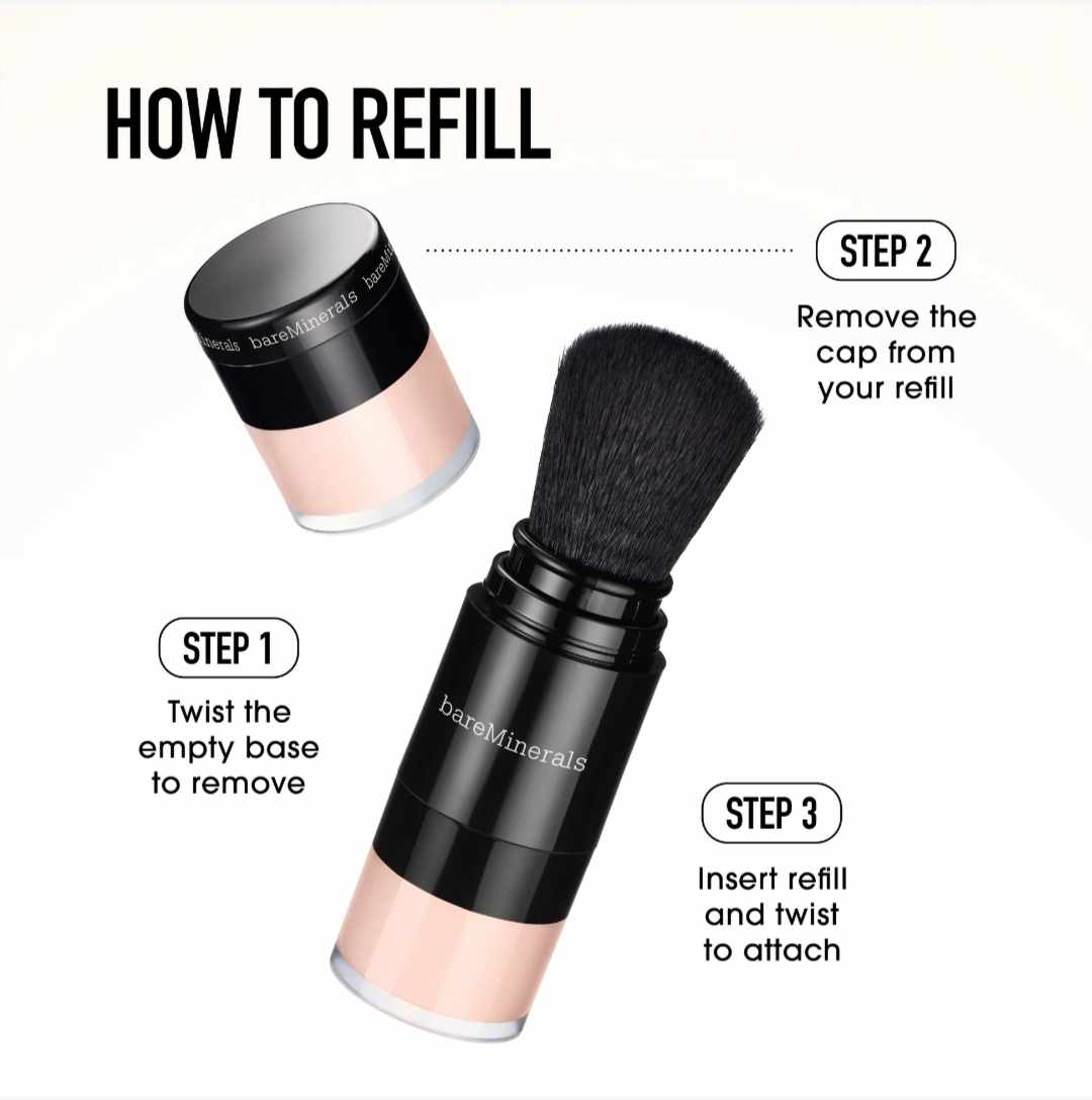 bareMinerals Original Mineral Veil Set + Protect Brush Mineral SPF 25