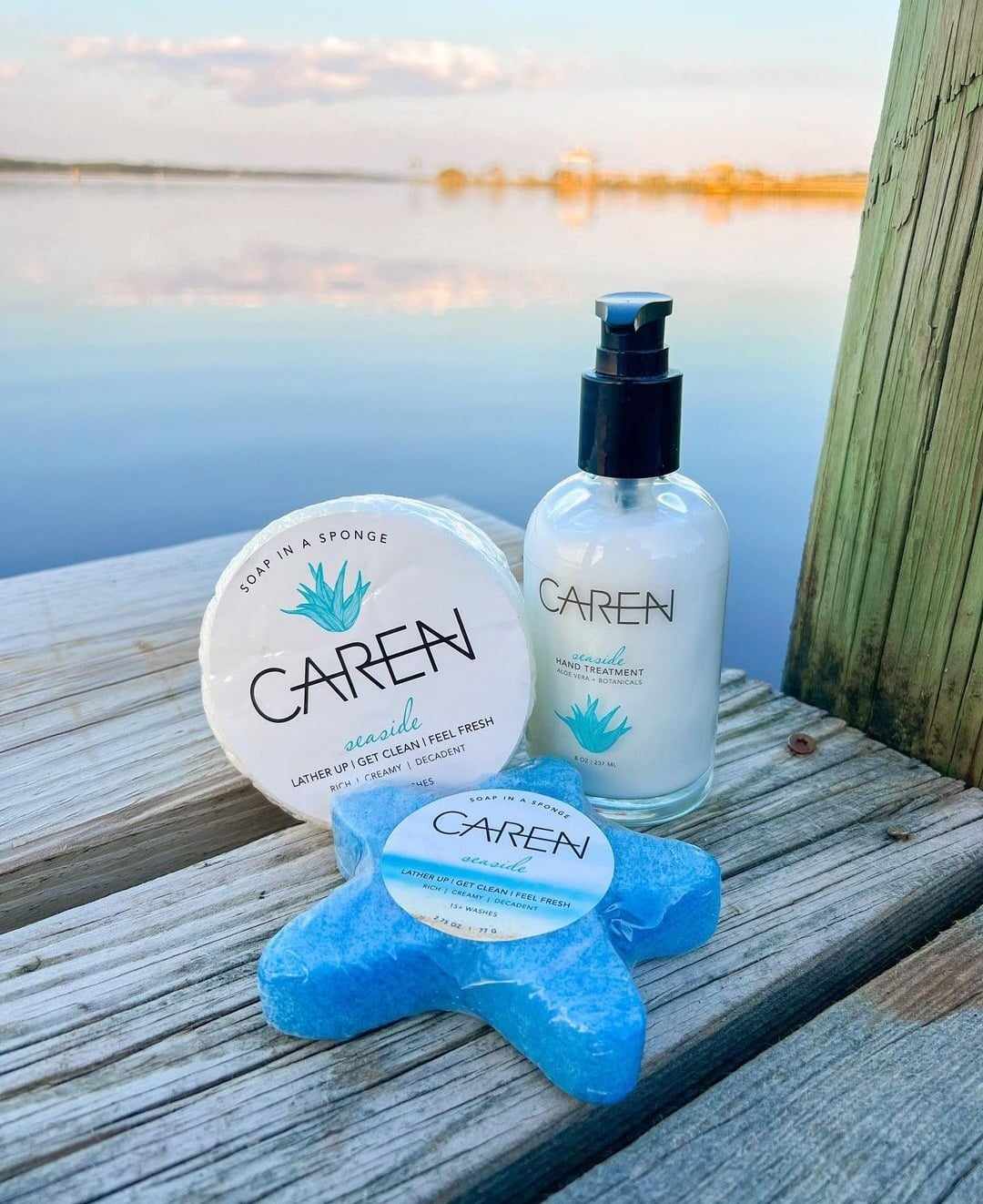 CAREN SOAP SPONGE SEASIDE STARFISH
