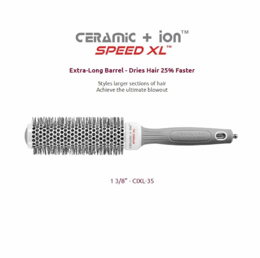 Olivia Garden Ceramic + Ion Speed XL Round Brush (35 mm)