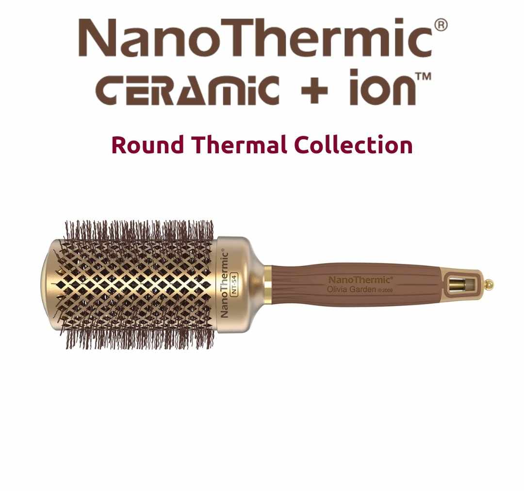 Olivia Garden NanoThermic Ceramic + Ion Round Brush