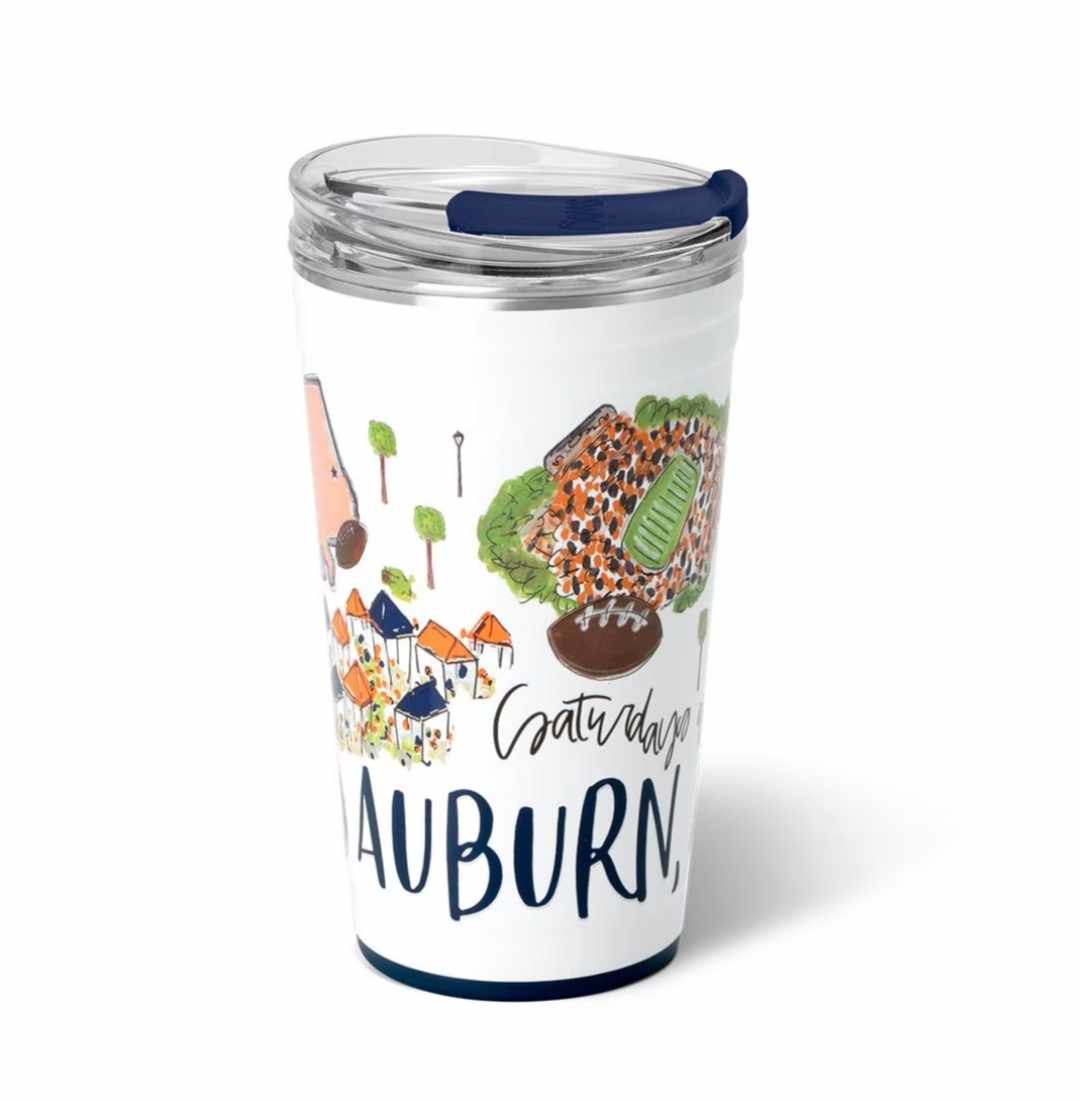 Saturdays in Auburn Party Cup 24 oz