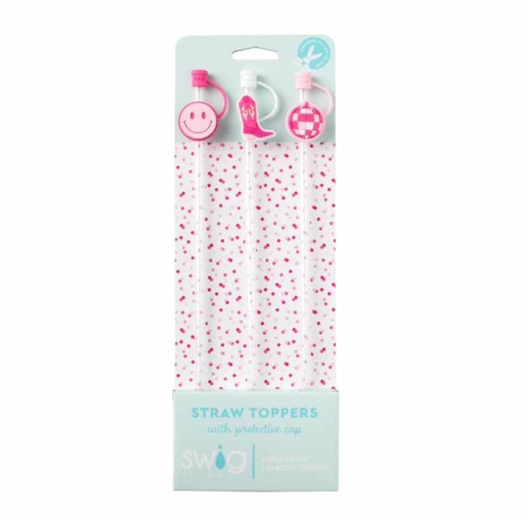 Swig Let’s Go Girls Straw Topper Set