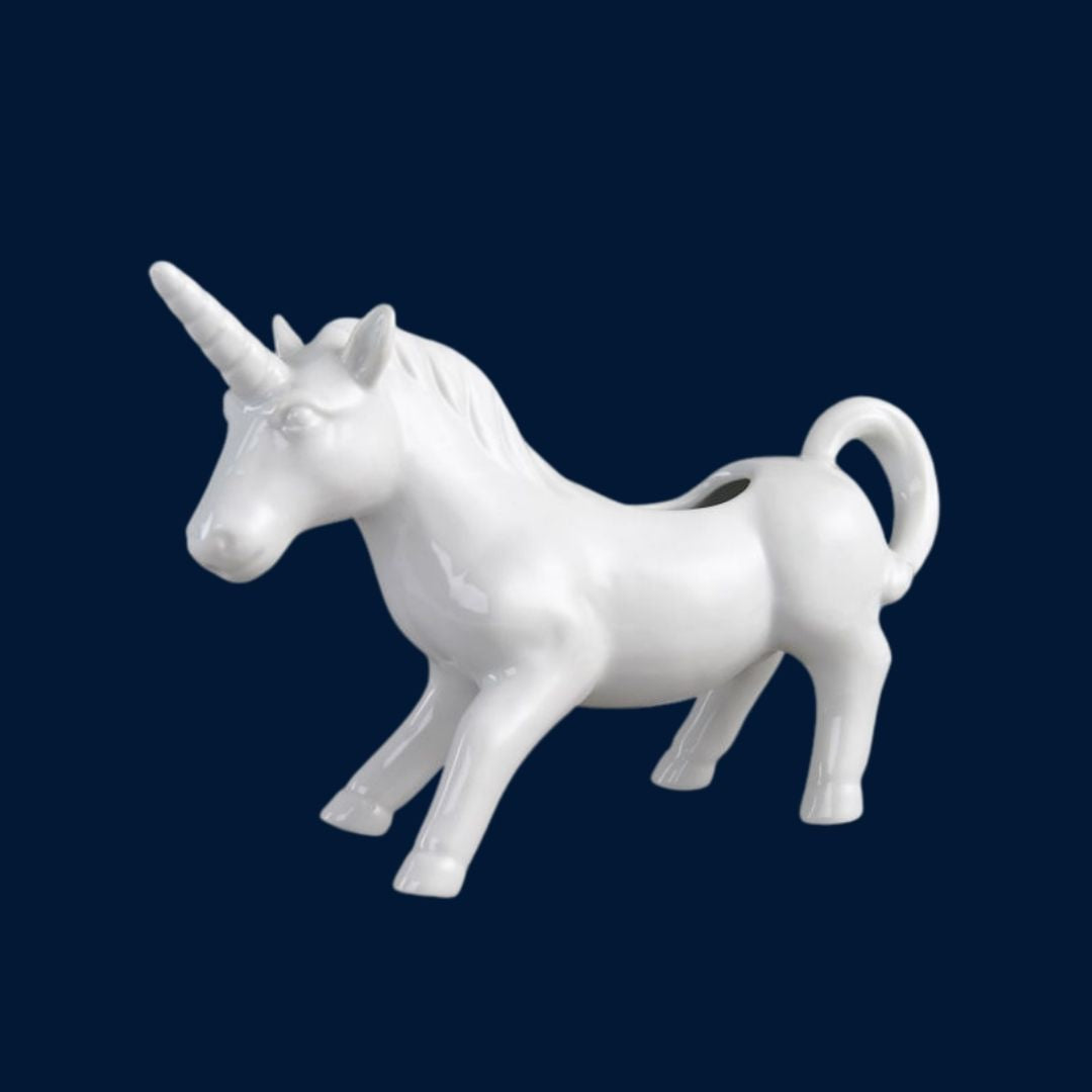 PORCELAIN UNICORN CREAMER