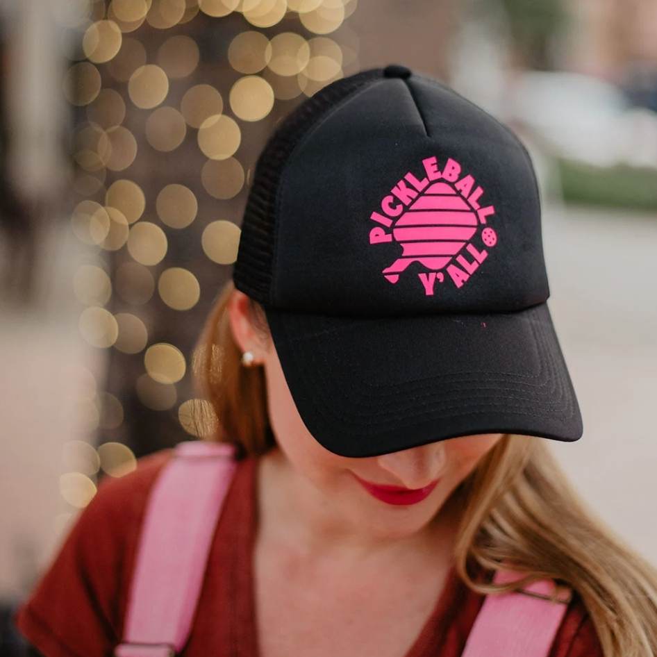 KATYDID PICKLEBALL Y'ALL DECAL FOAM TRUCKER HAT