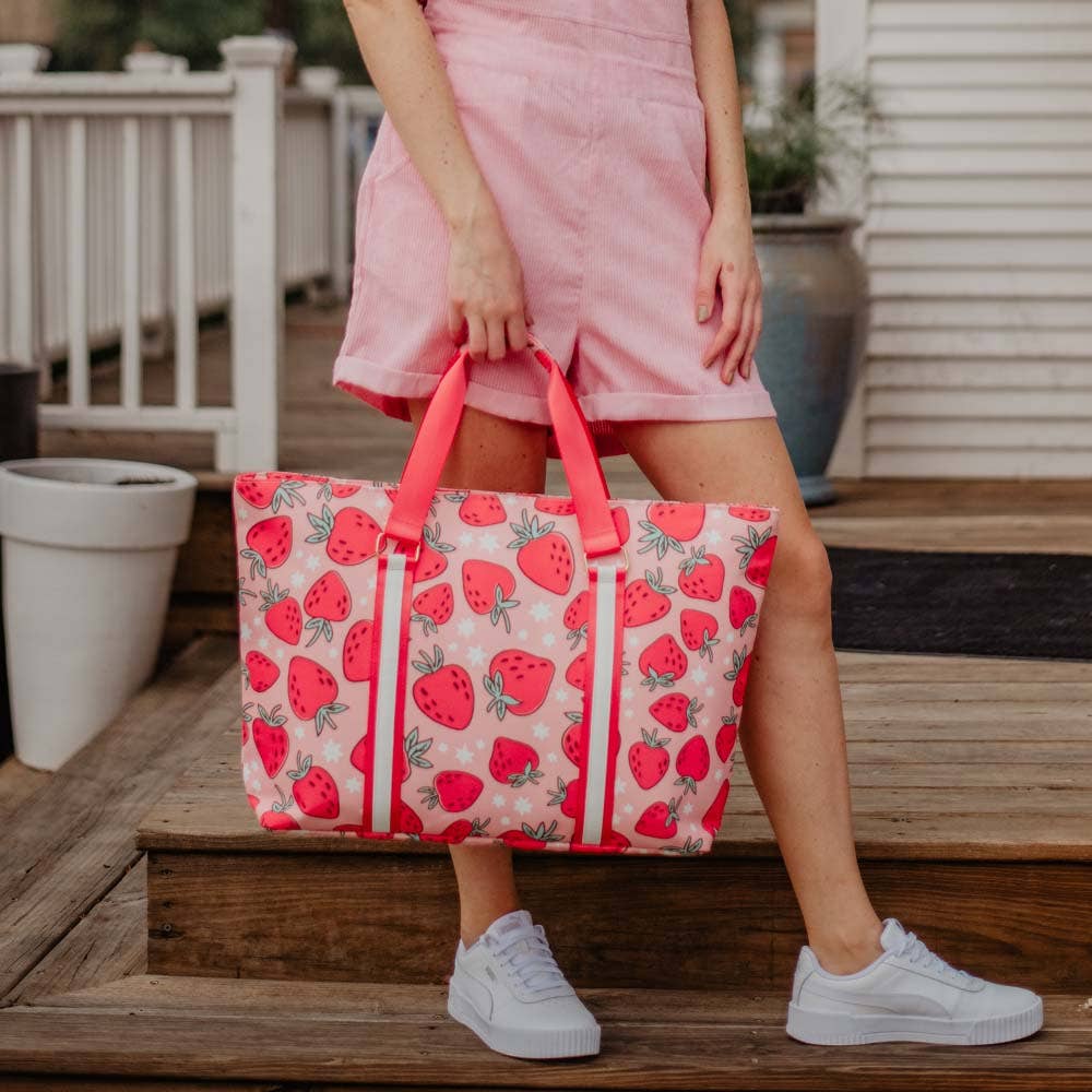 Strawberry Tote Bag or Beach Bag for Women