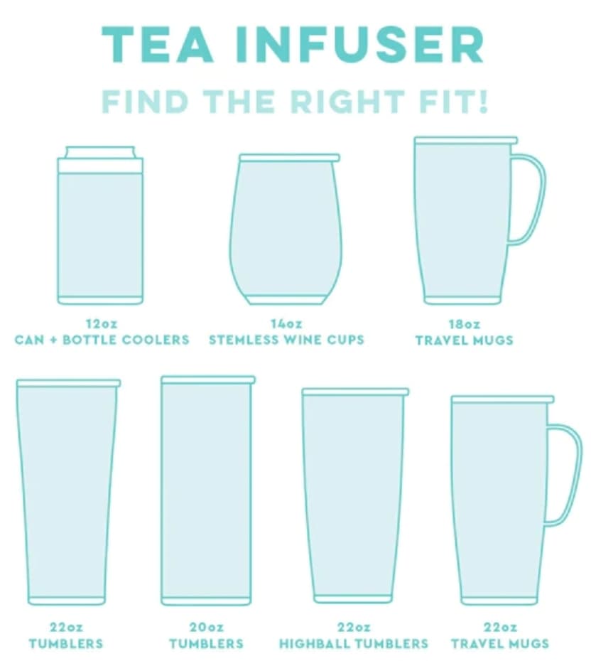 SWIG STAINLESS STEEL TEA INFUSER WITH SILICONE COVER