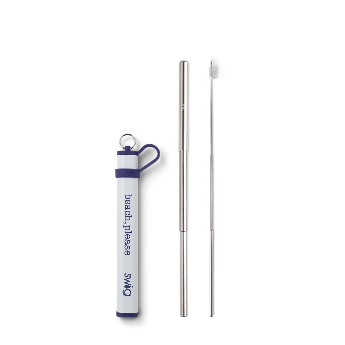 SWIG Telescopic Stainless Steel Straw Set