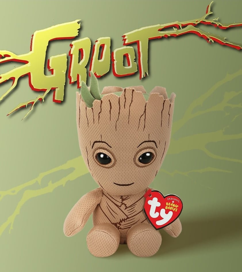 TY Groot beanie baby – The Willows Day Spa Gifts - Main Image