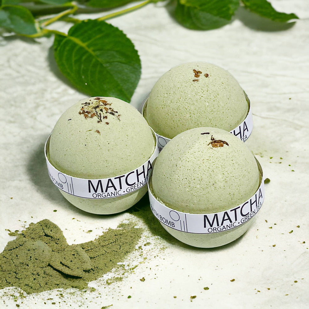 Organic Matcha Greentea Bath Bomb - 8oz