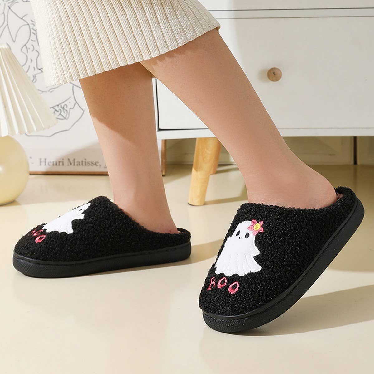 HALLOWEEN CUTE GHOST SLIPPERS