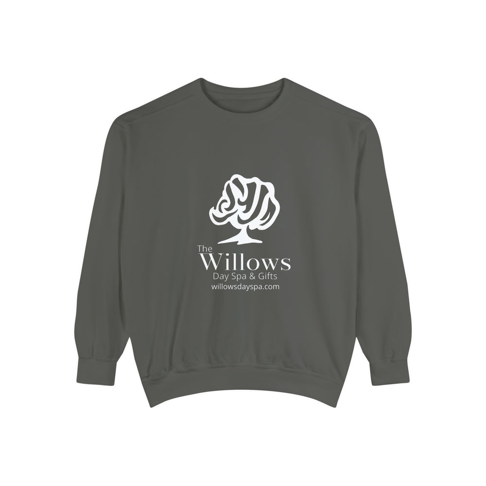 Willows Comfort Color Sweatshirt - white logo