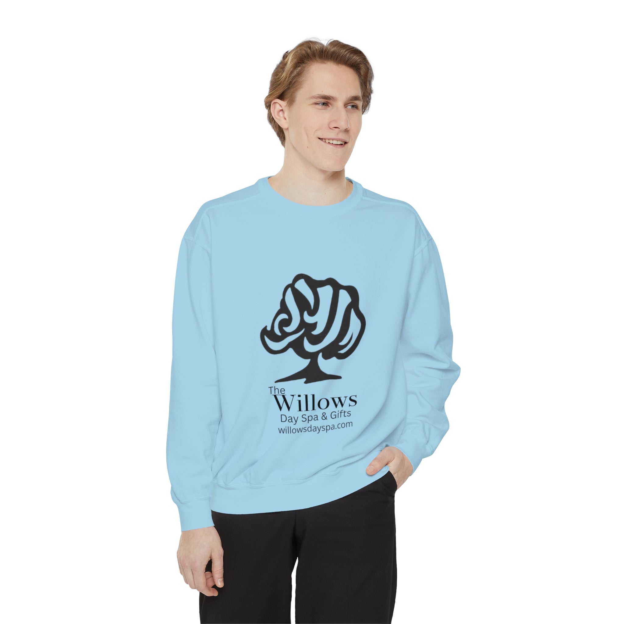 Willows comfort colors sweatshirt - black logo