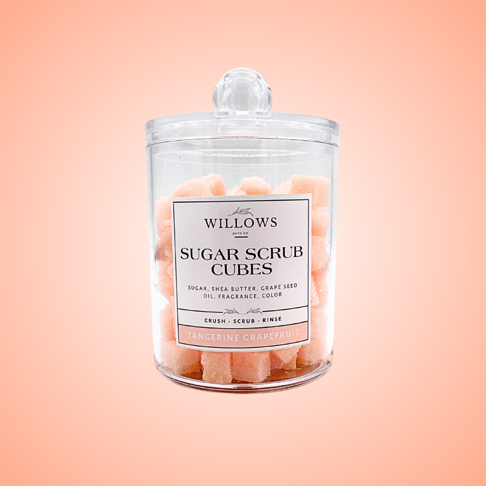 Willows Sugar Scrub Cubes TANGERINE GRAPEFRUIT