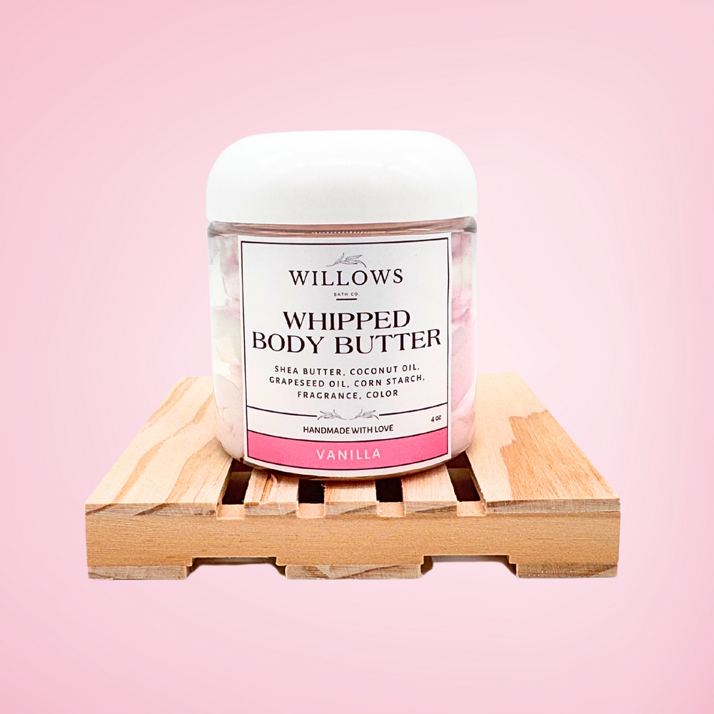 Willows Vanilla Scented Whipped Body Butter