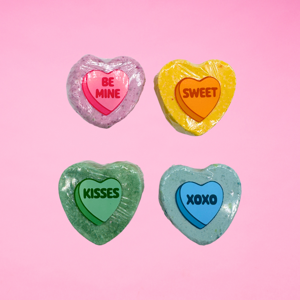 Willows Conversation Heart Bath Bombs