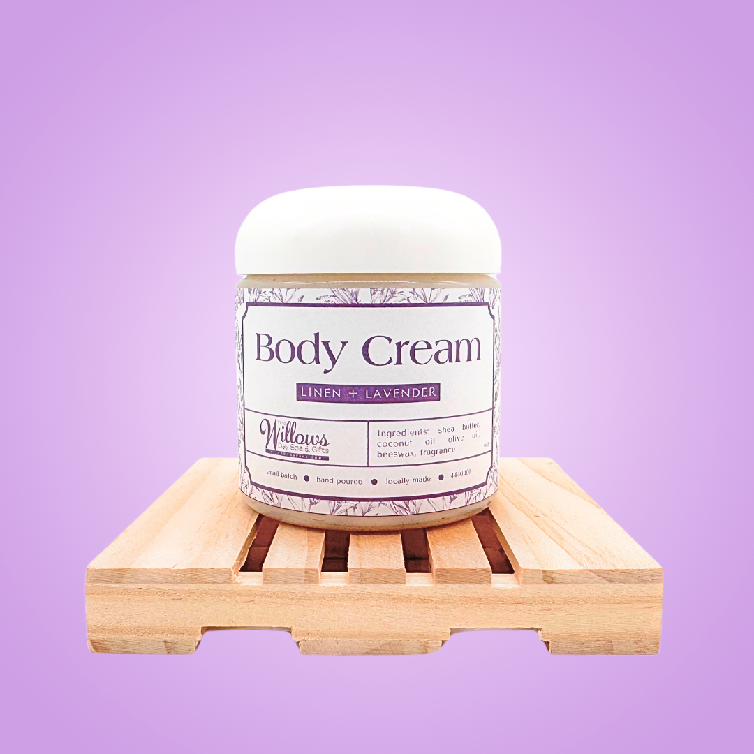 Willows Linen + Lavender Body Cream