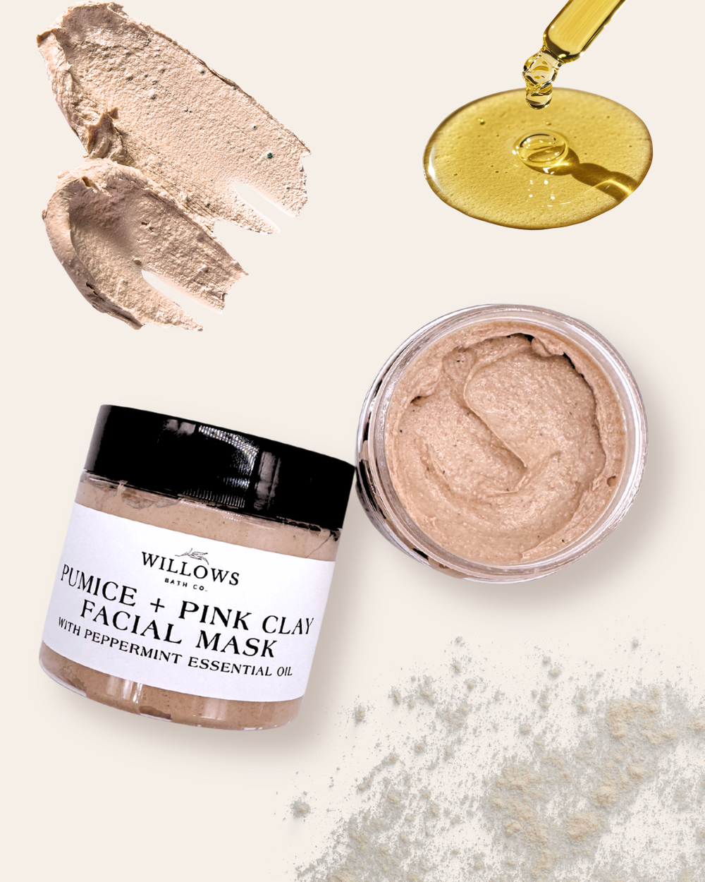 Pumice + Pink Clay Facial Exfoliating Mask