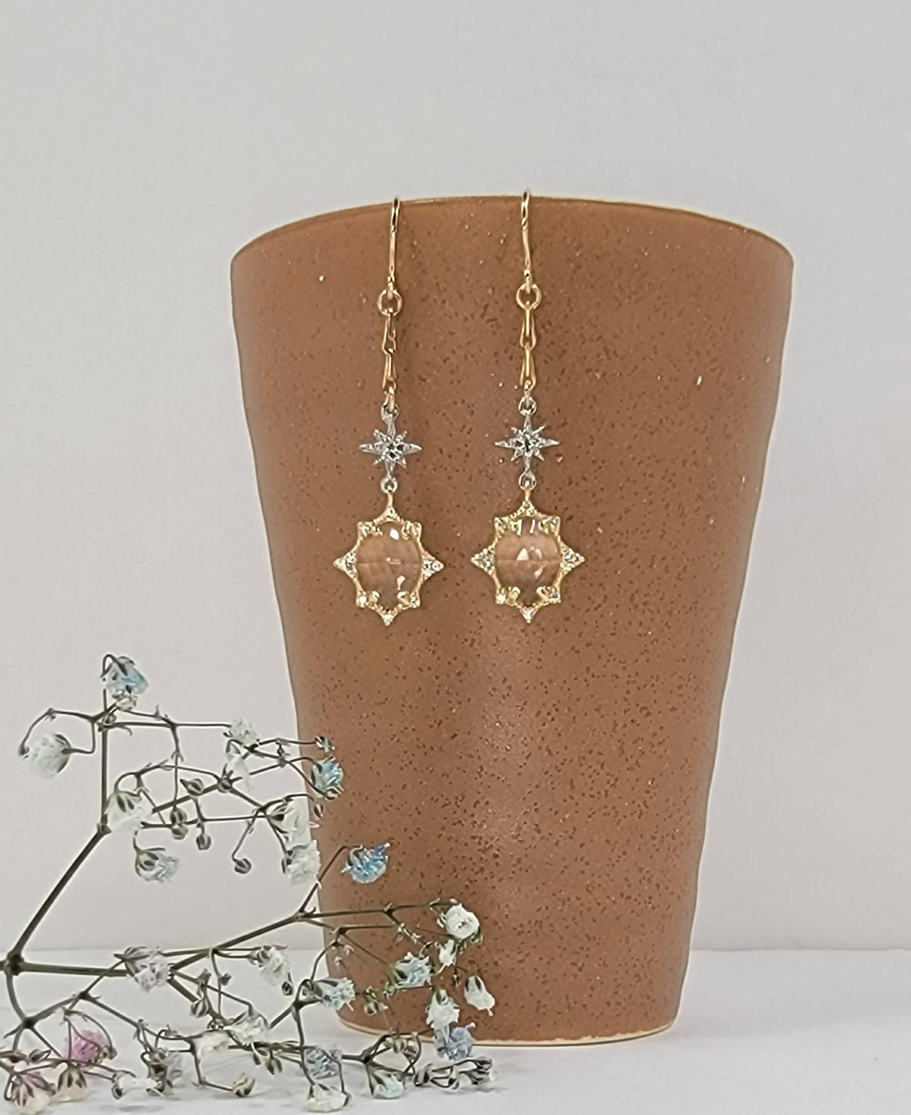 Dangle Earrings: Gold