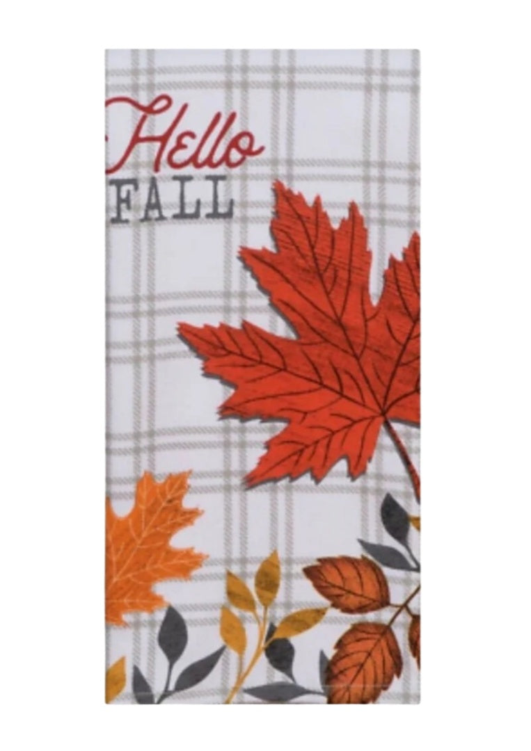 Harvest Blessings Hello Fall Dual Purpose Terry Towel