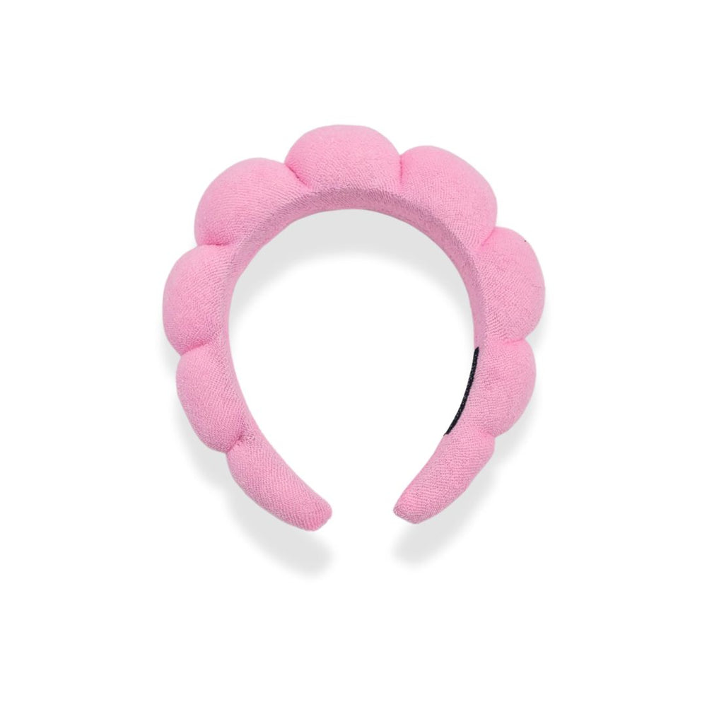 Pink Puffed Scalloped Headband