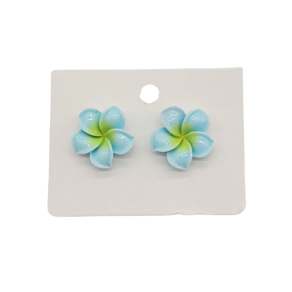 Blue Flower Earrings