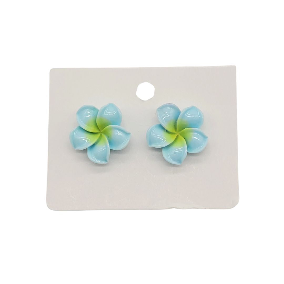 Blue Flower Earrings