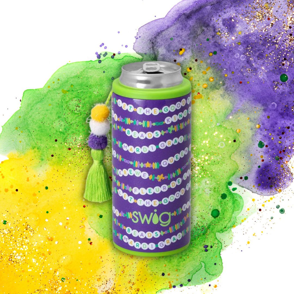 Swig My Mardi Era Skinny Can Cooler 12oz