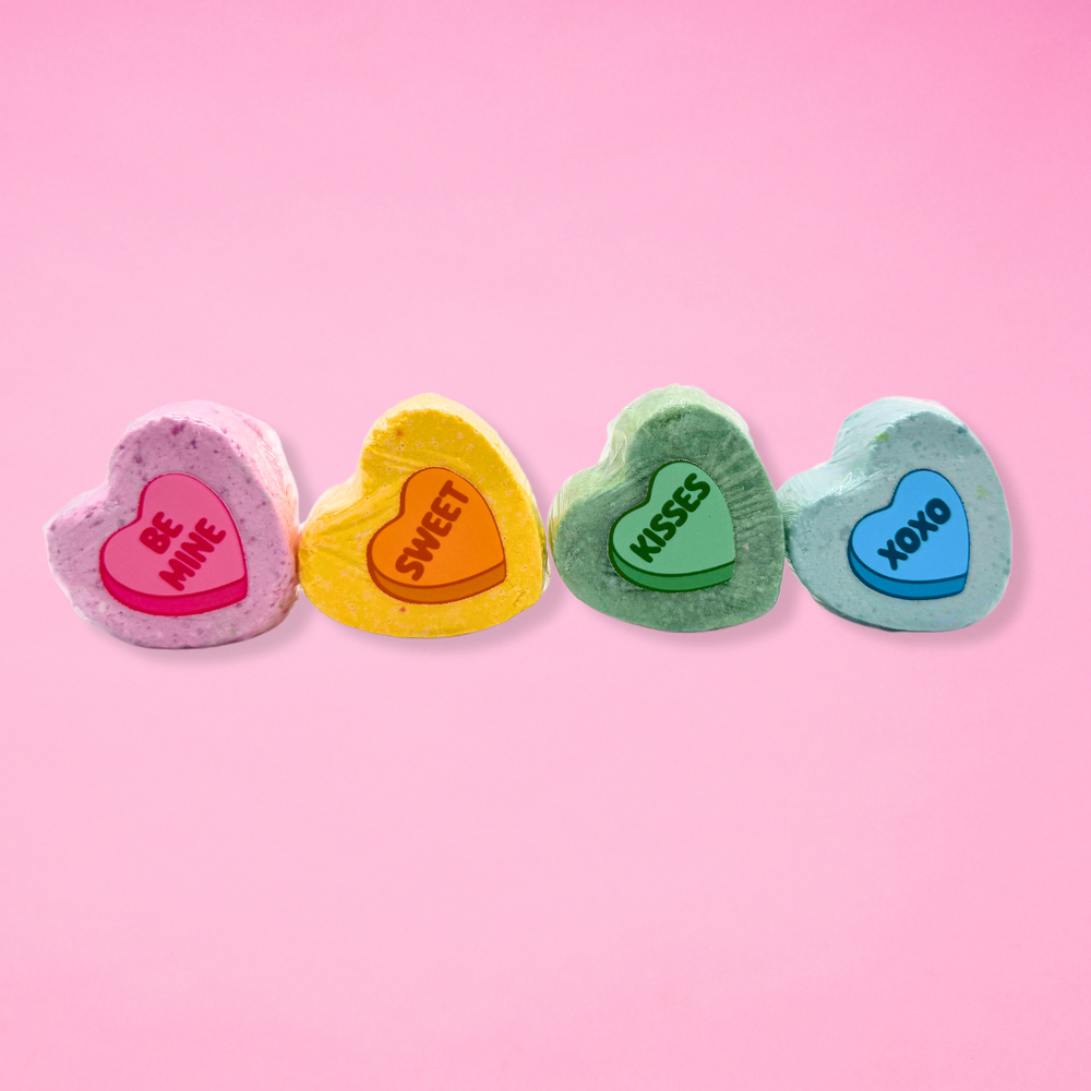 Willows Conversation Heart Bath Bombs