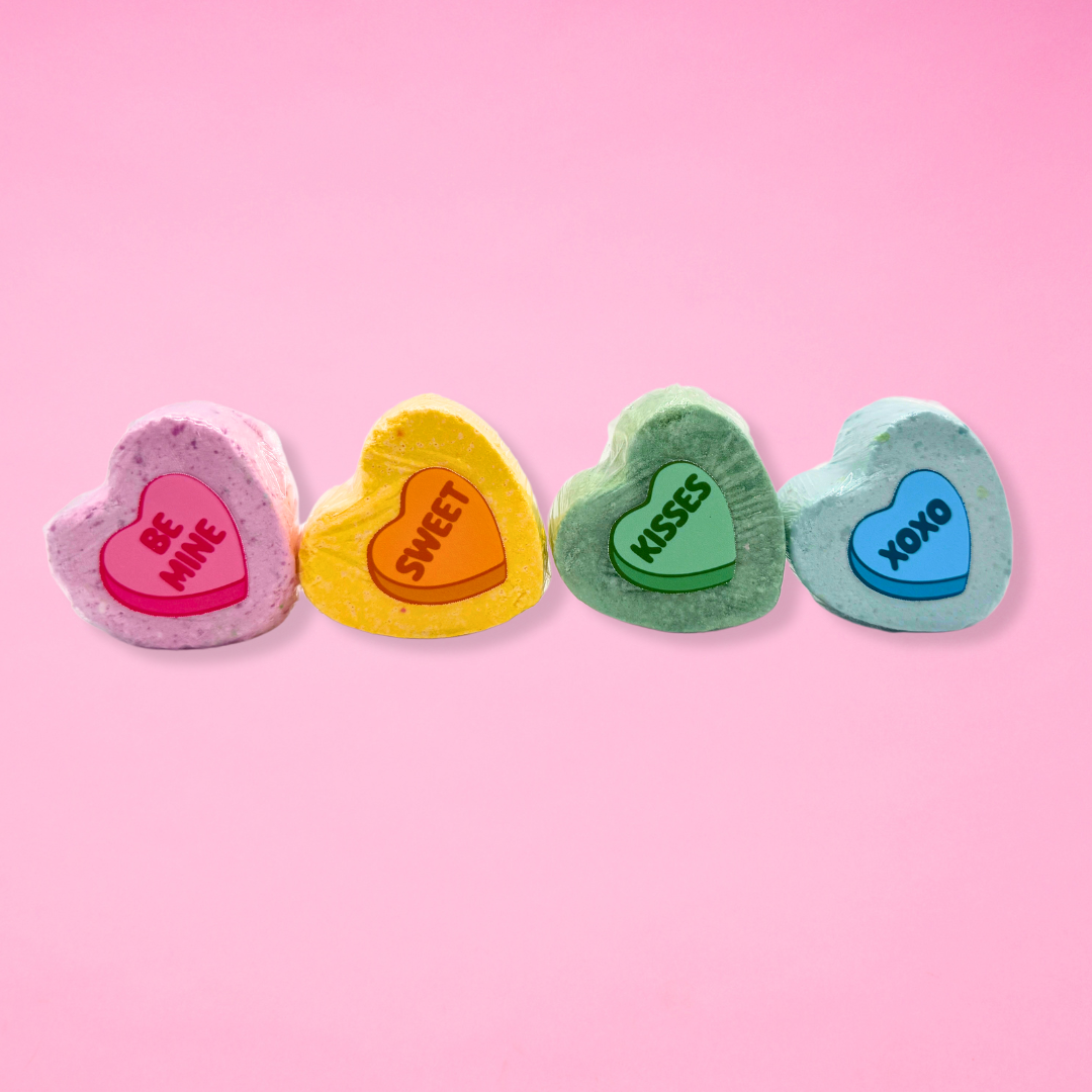 Willows Conversation Heart Bath Bombs