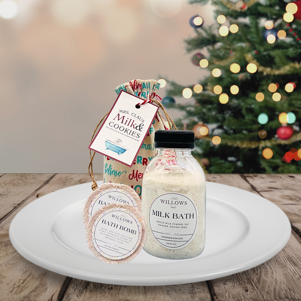 Mrs. Claus Milk and Cookies - milk bath and sugar cookie bath bomb
