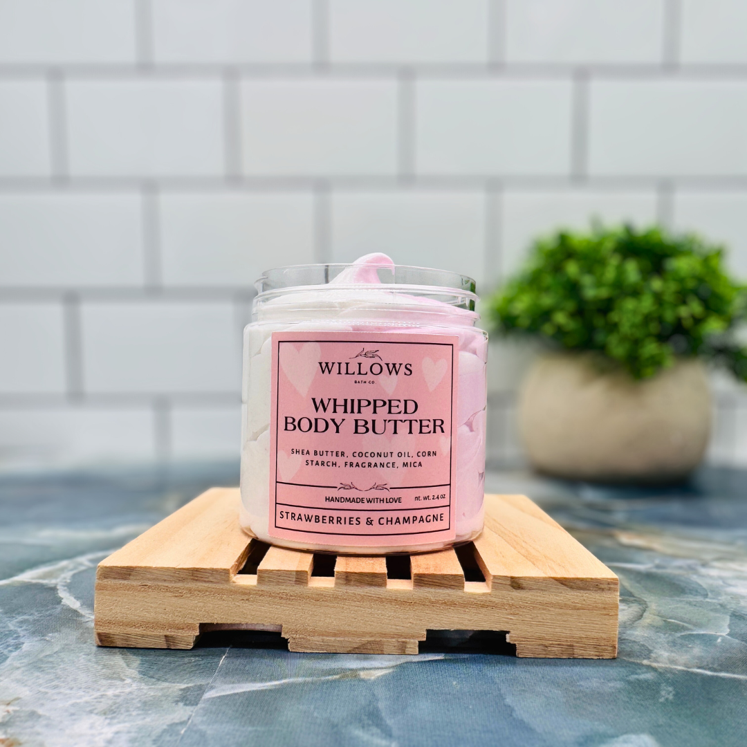 Valentines Whipped Body Butter | Strawberries & Champagne