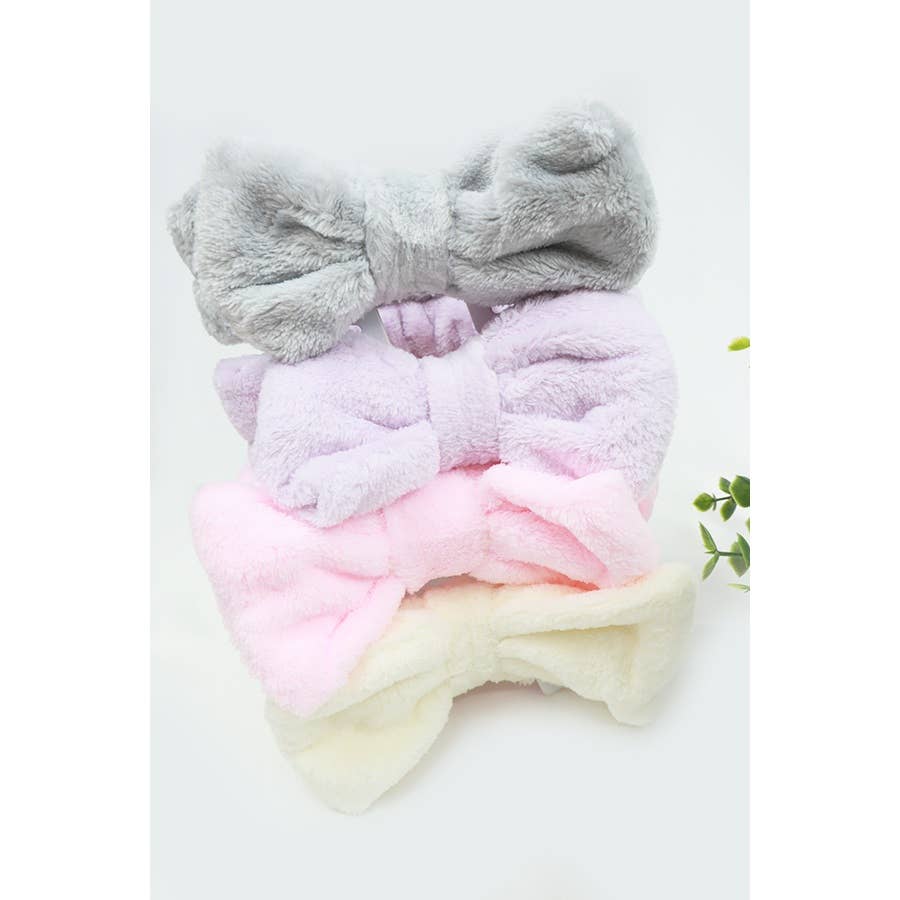 Solid Beauty Spa Bow Headband