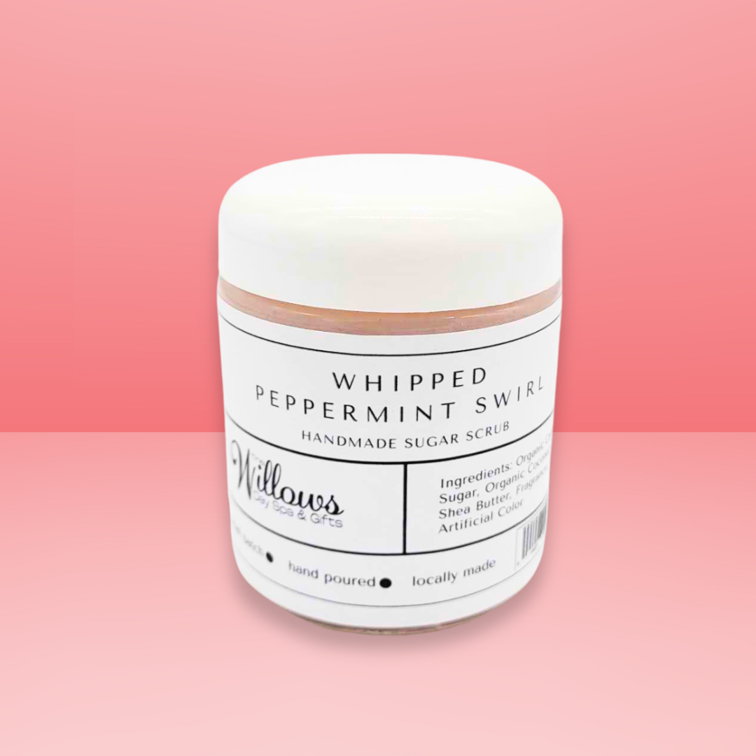 Willows Whipped Peppermint Swirl Sugar Scub