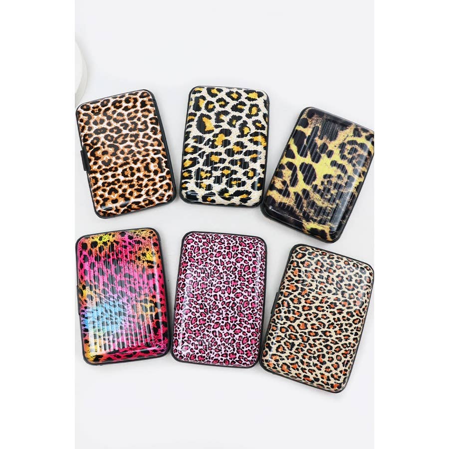 Leopard Print Ulta Slim Card Caddy