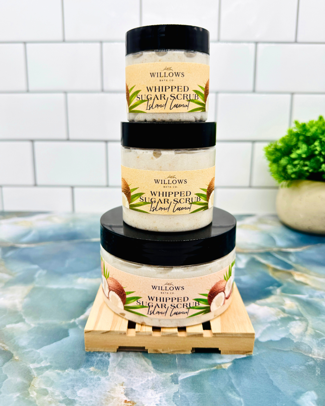 Island Coconut Whipped Sugar Scrub