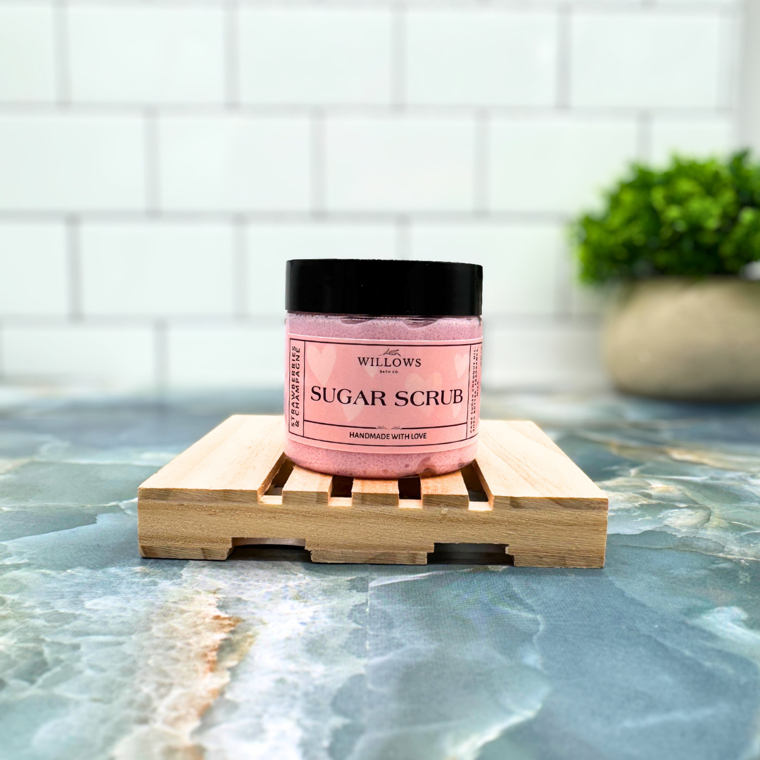 Valentines Sugar Scrub | Strawberries & Champagne