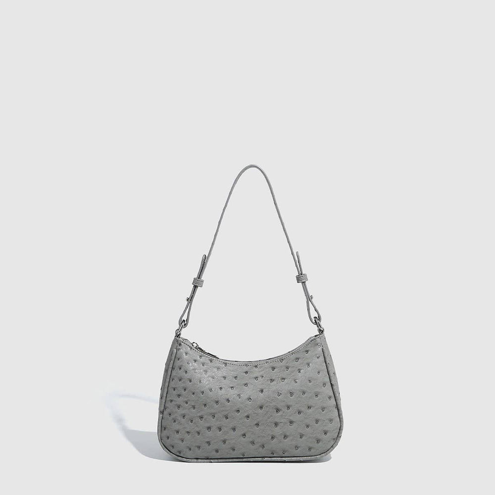 Ostrich Texture Adjustable Handbag