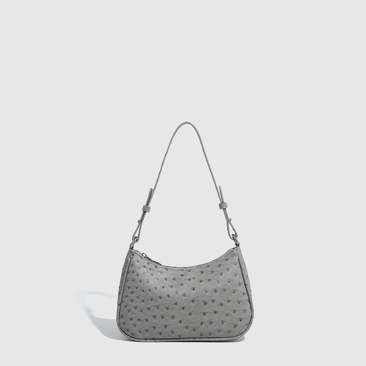 Ostrich Texture Adjustable Handbag