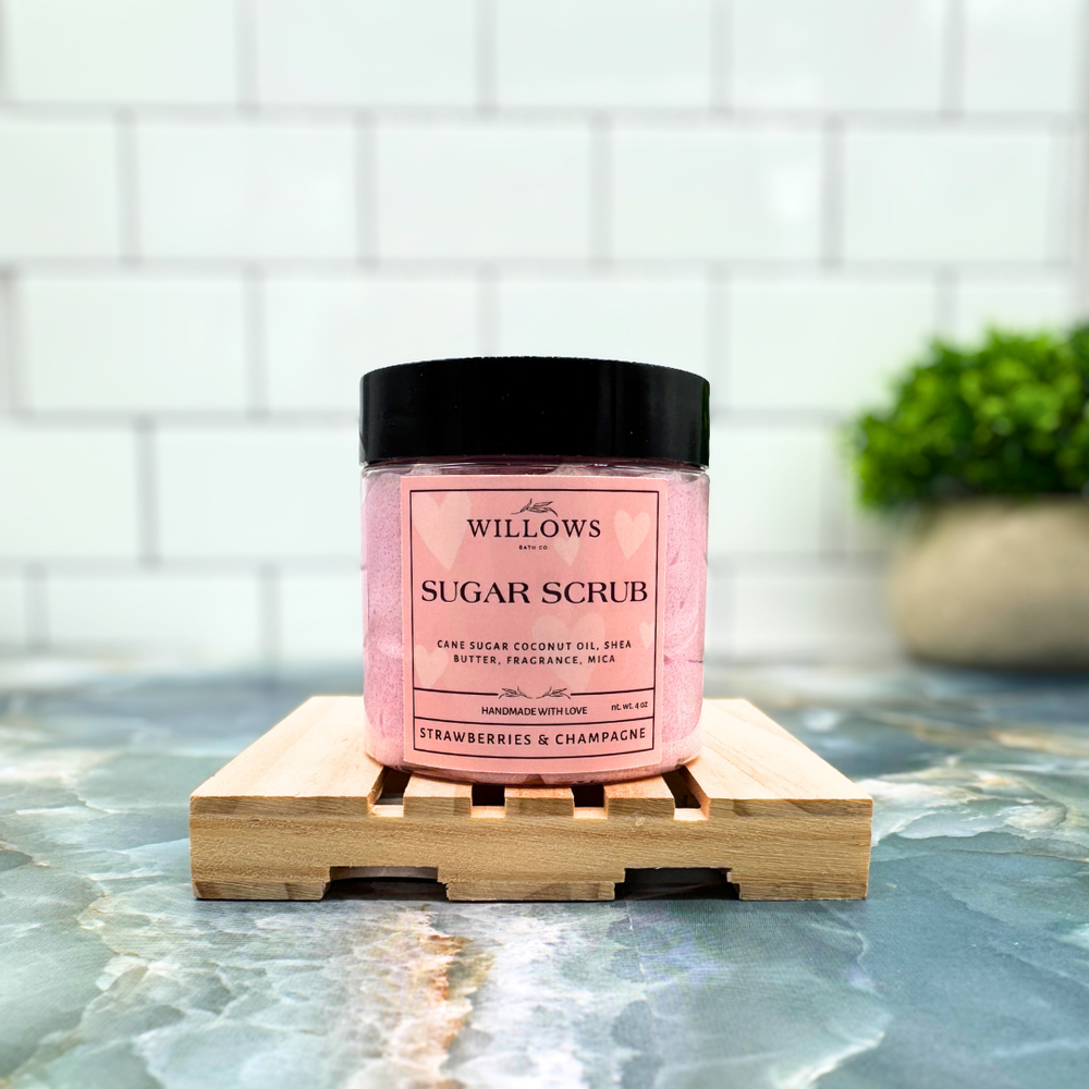 Valentines Sugar Scrub | Strawberries & Champagne