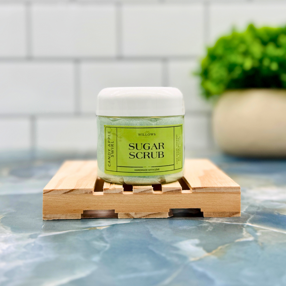 Willows CANDY APPLE SWIRL Sugar Scrub 2oz