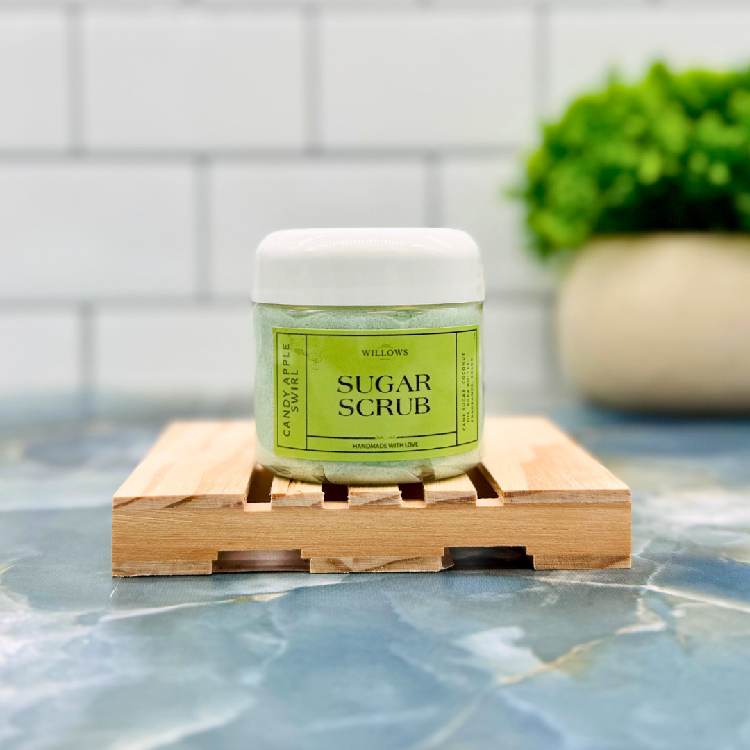 Willows CANDY APPLE SWIRL Sugar Scrub 2oz