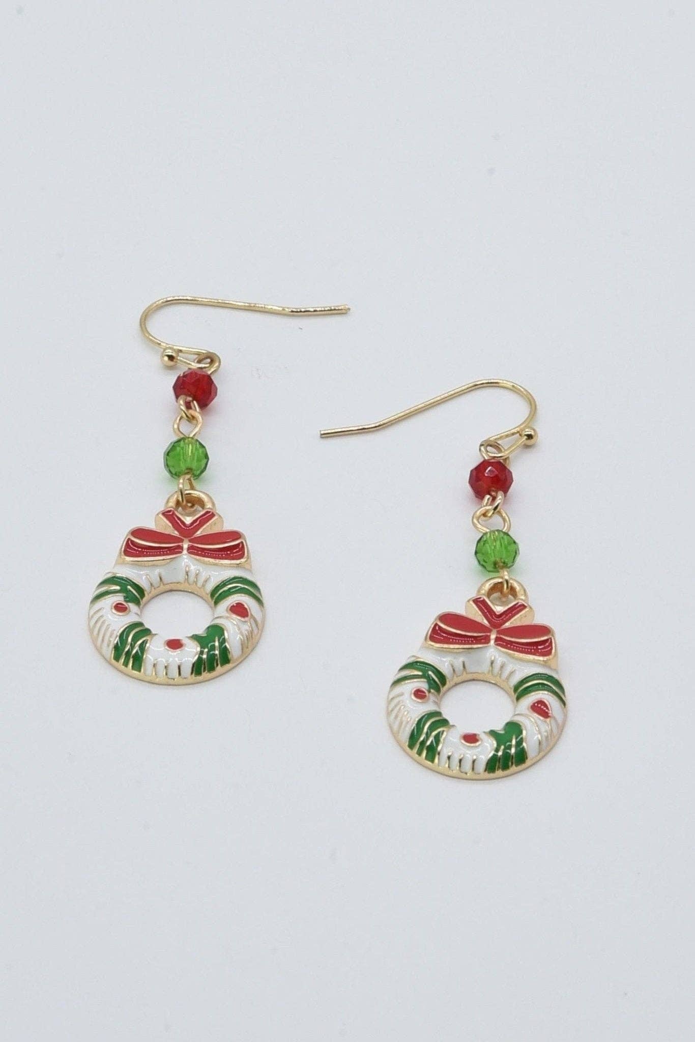Christmas Wreath Dangle Earrings