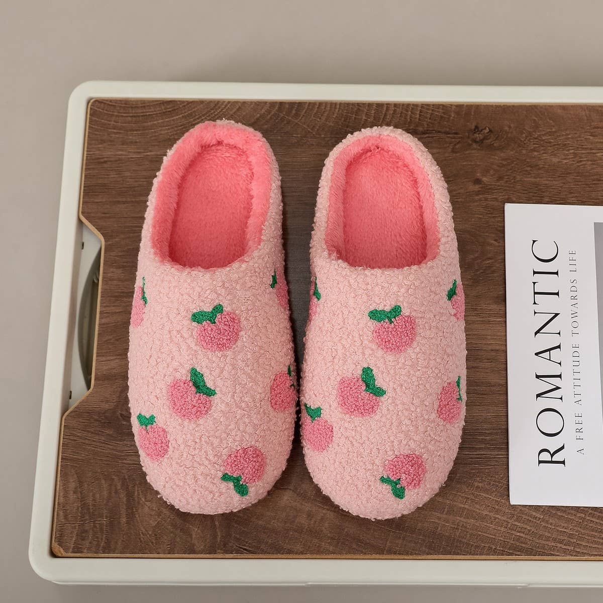 Pink Peach Slippers