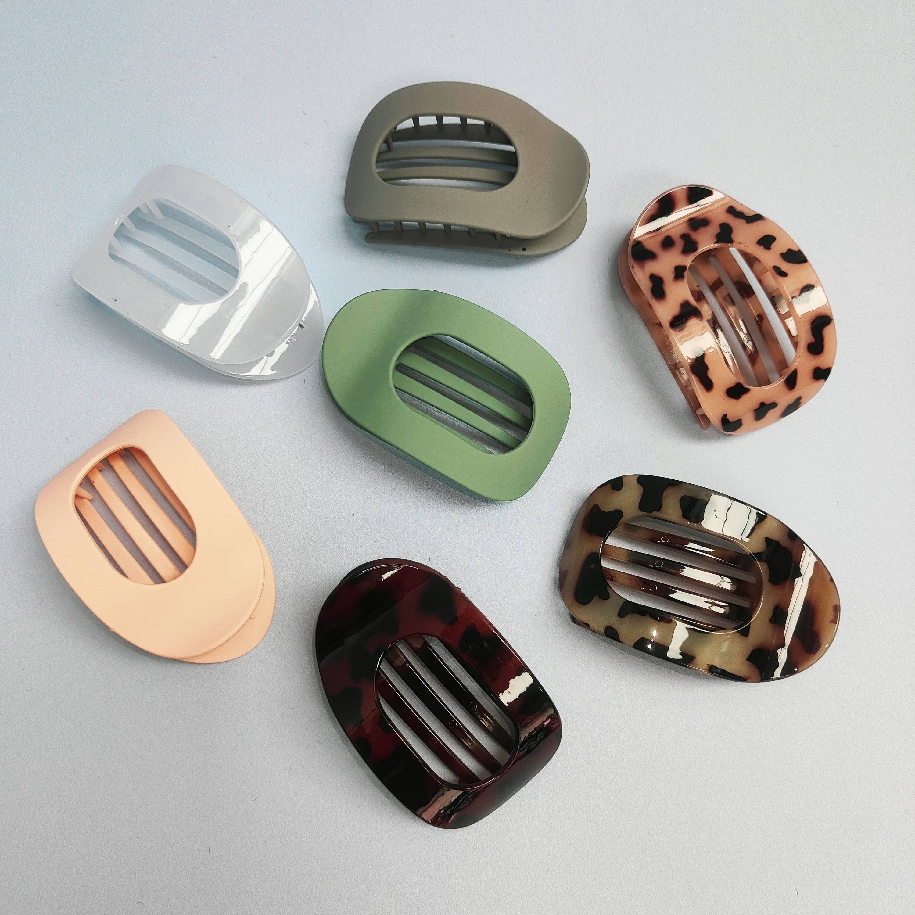 Oval Flat Hair Clip