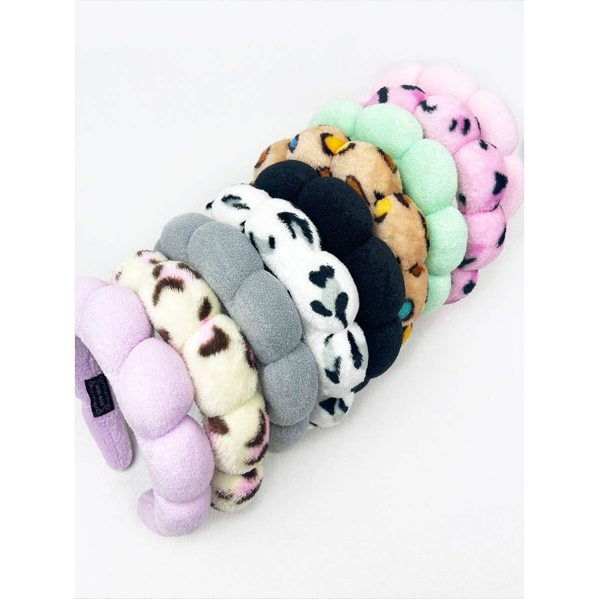 Puffed Scallop Spa Headband