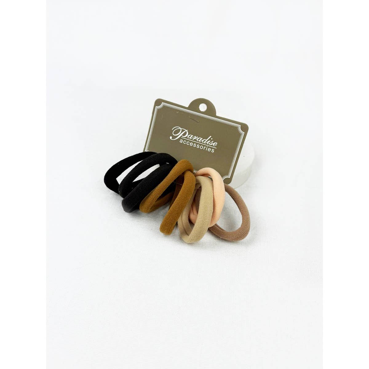 Black and Brown Shades Multicolor Elastic Hair Tie