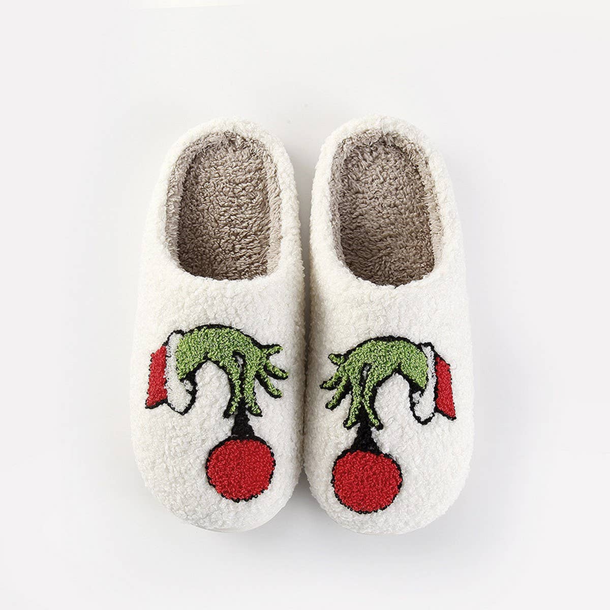 CHRISTMAS GRINCH NON-SLIP WARM SLIPPERS